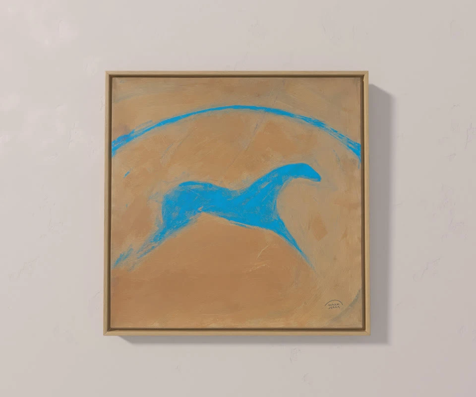 Through The Momentum, 2024, oil on canvas with matte finish